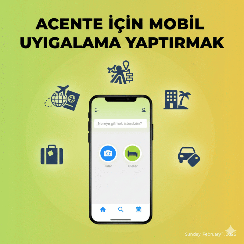 Acente için mobil uygulama yaptırmak