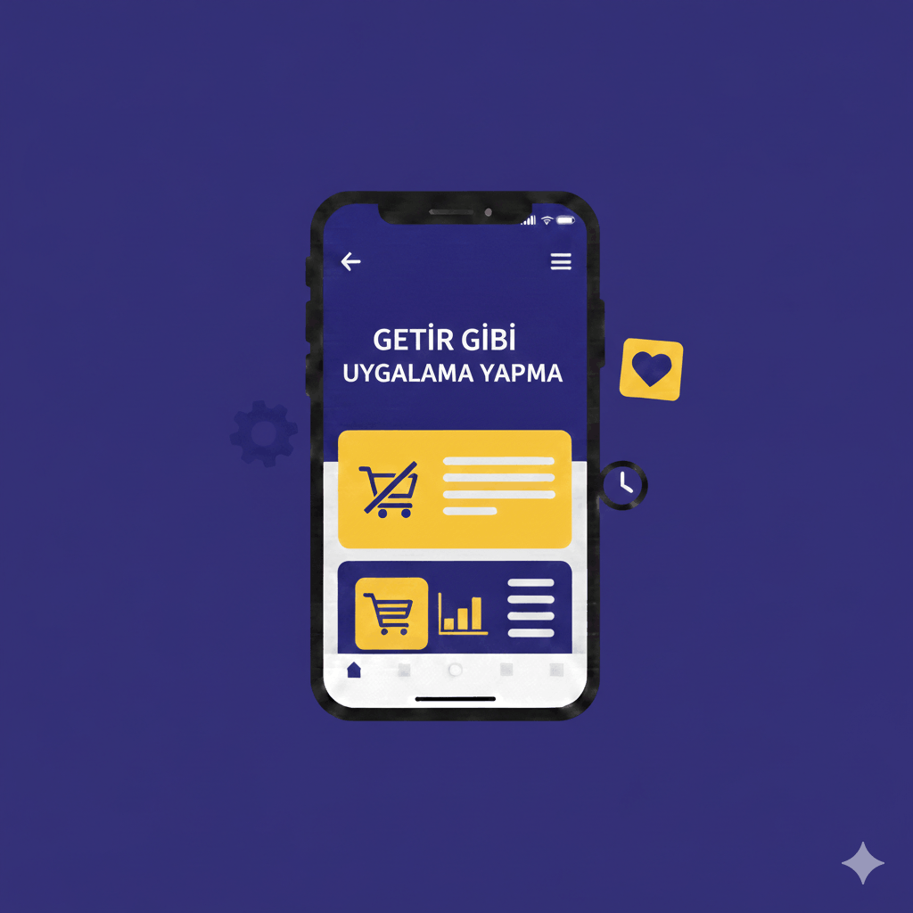 Getir gibi uygulama yapma