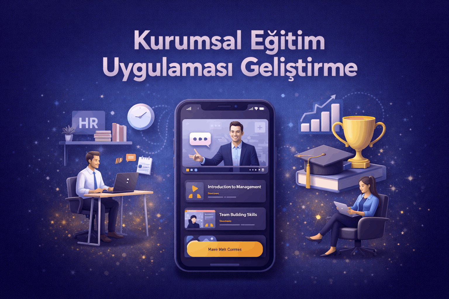 Kurumsal eğitim uygulaması geliştirme
