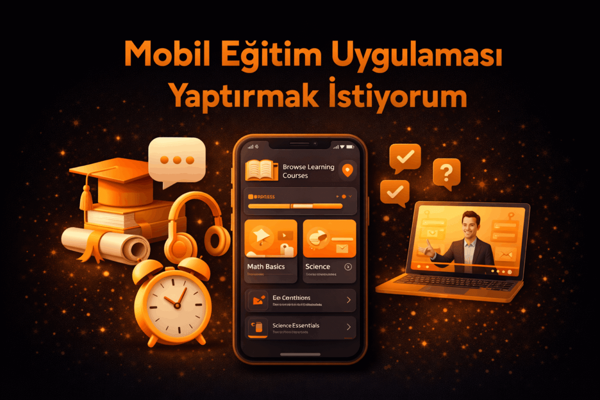 Mobil eğitim uygulaması yaptırmak istiyorum