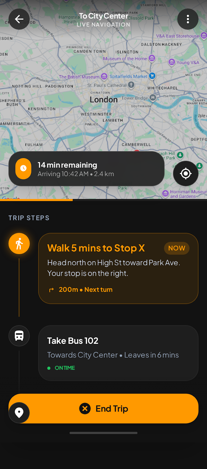 Moovit gibi uygulama nasıl yapılır