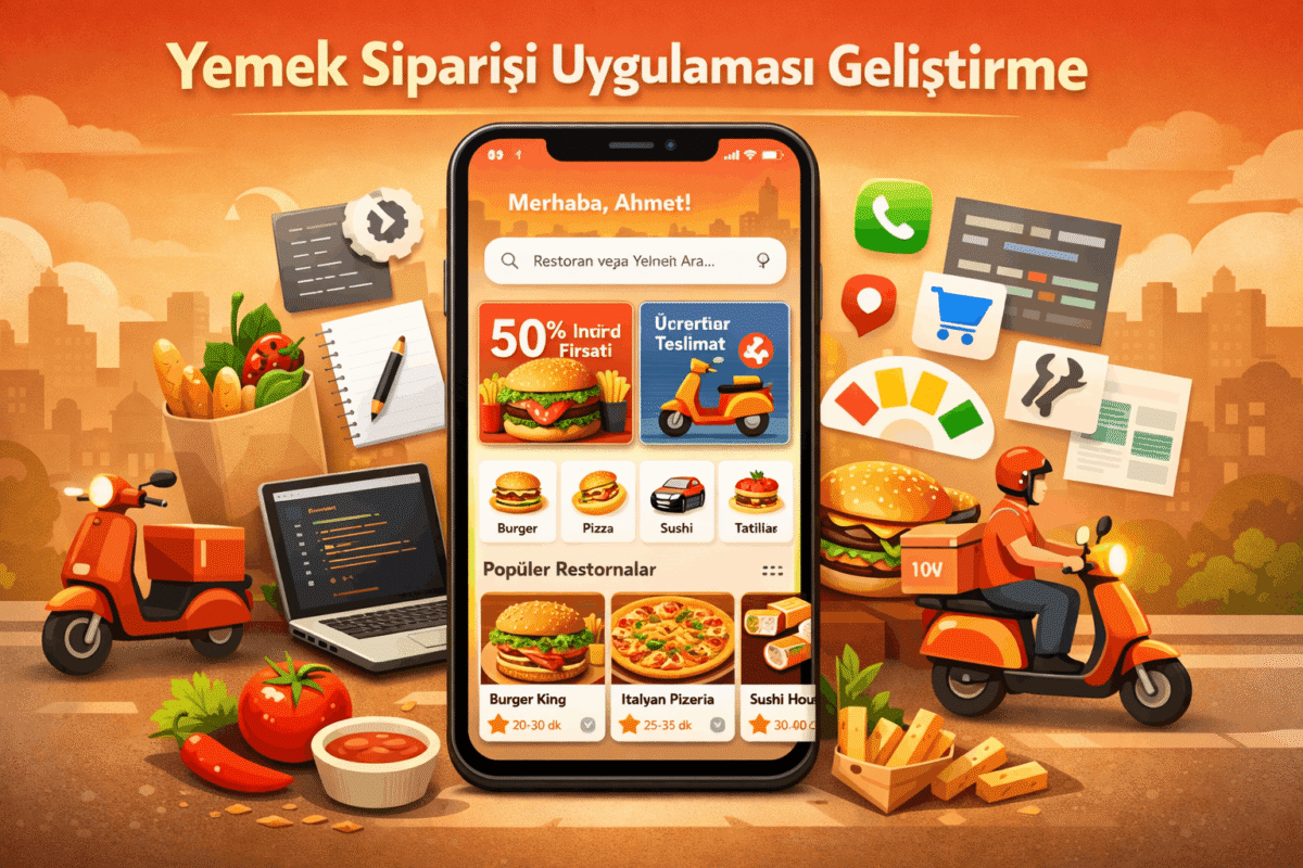 Yemek siparişi uygulaması geliştirme