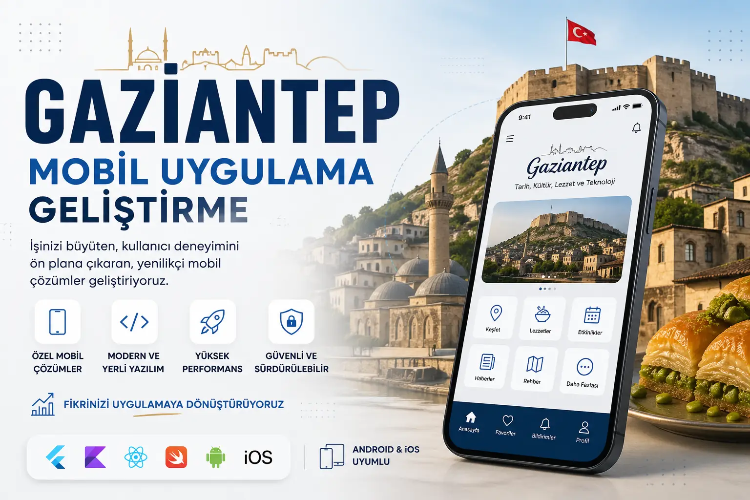Gaziantep mobil uygulama geliştirme ajansı