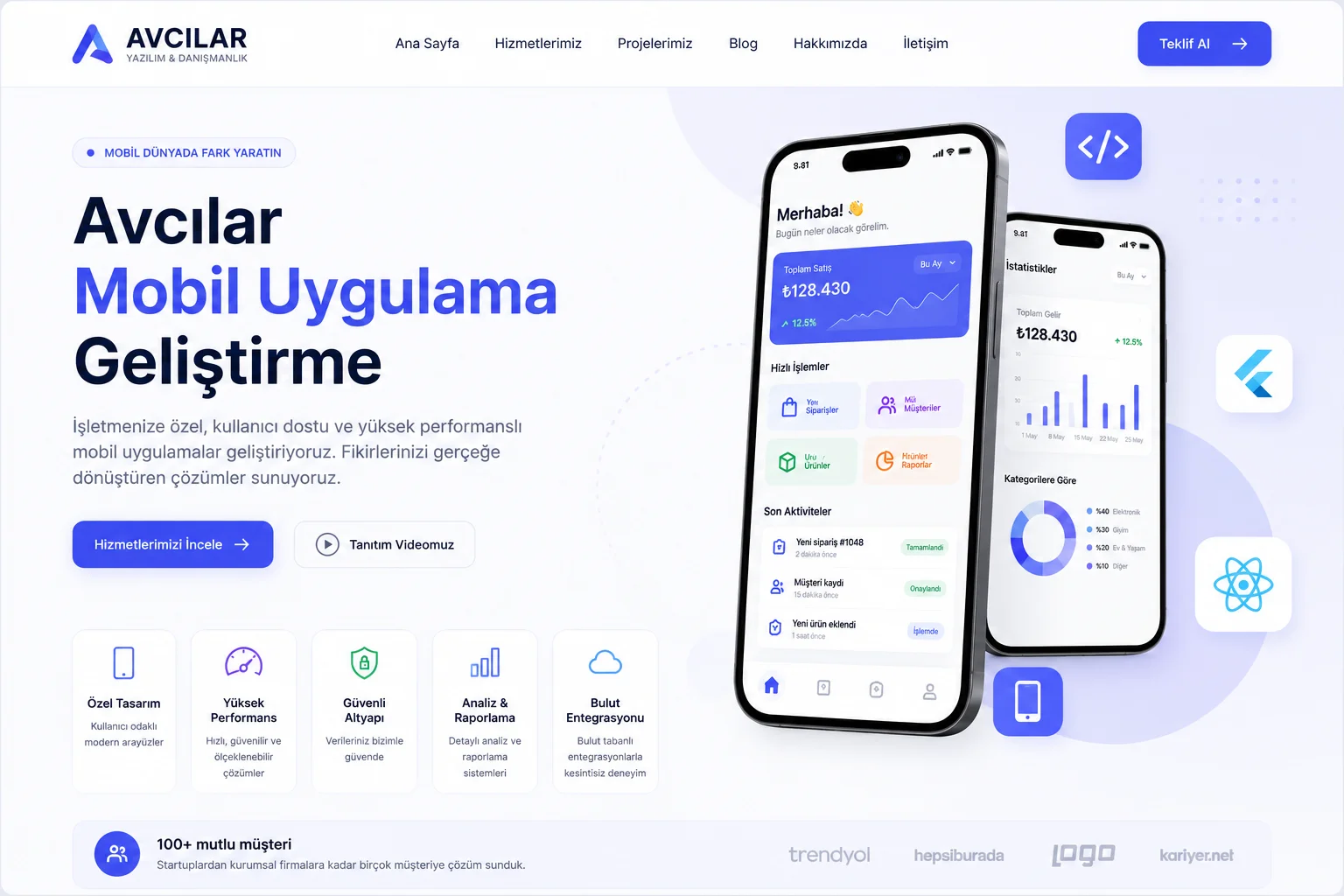 Avcılar mobil uygulama geliştirme ajansı