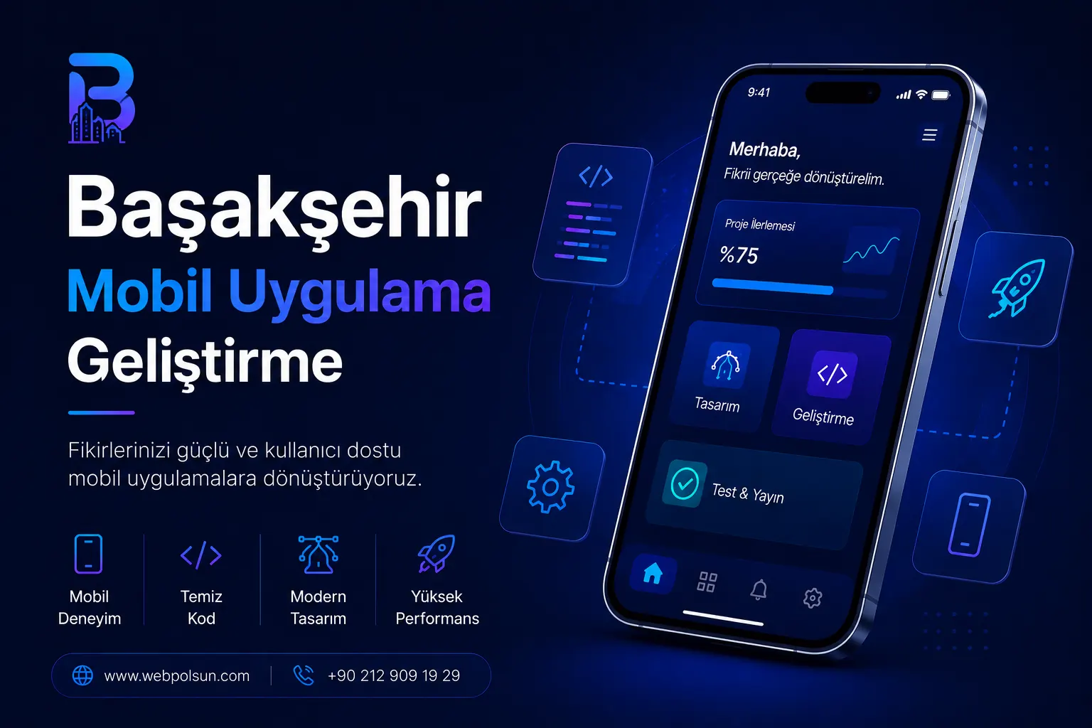 Başakşehir mobil uygulama geliştirme