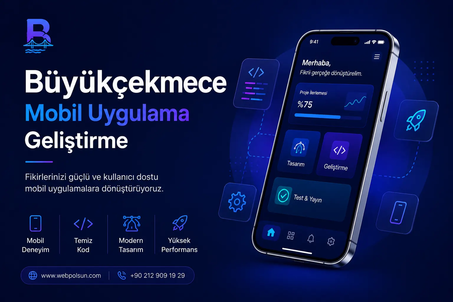 mobil uygulama geliştirme büyükçekmece