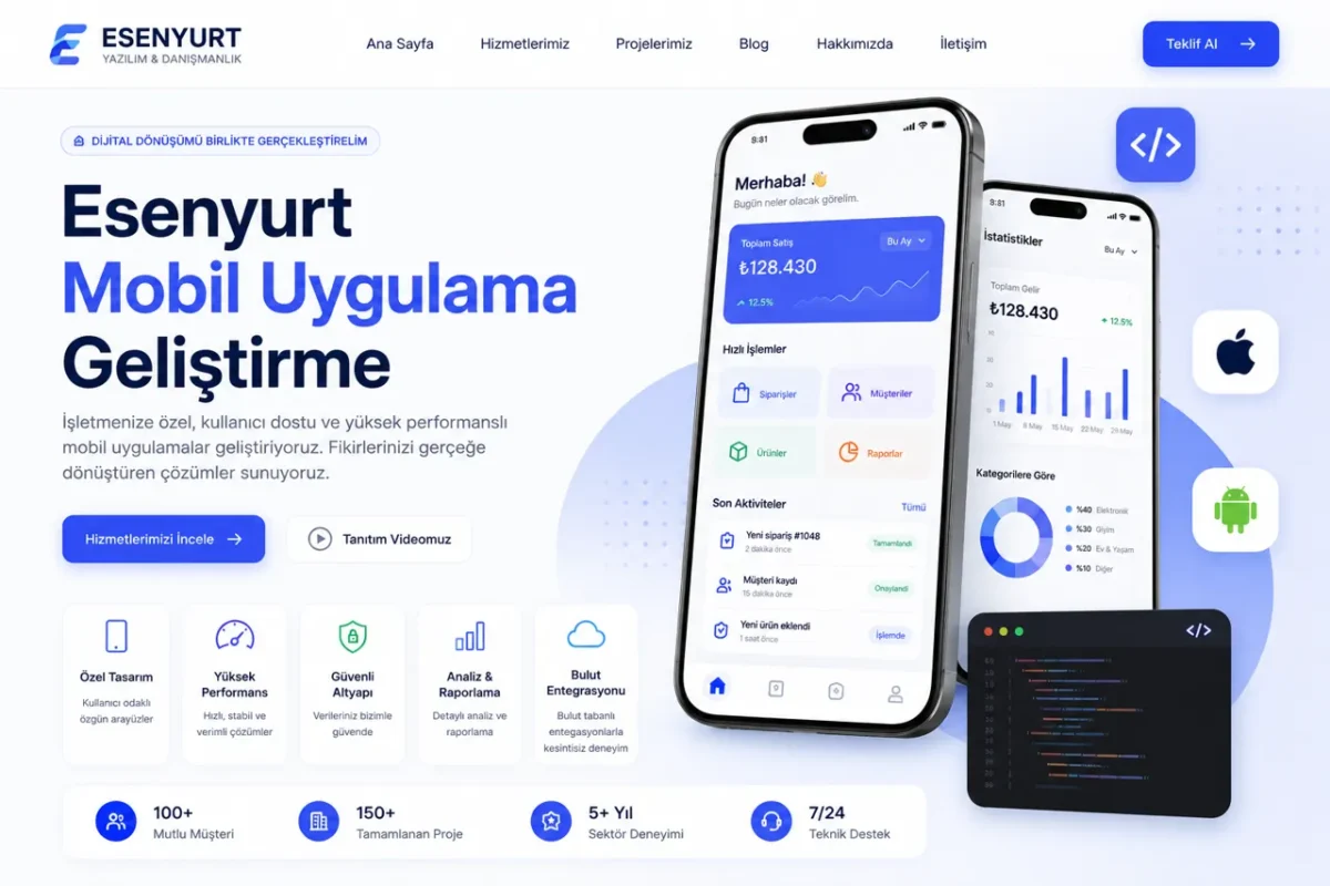 Esenyurt mobil uygulama geliştirme ajansı