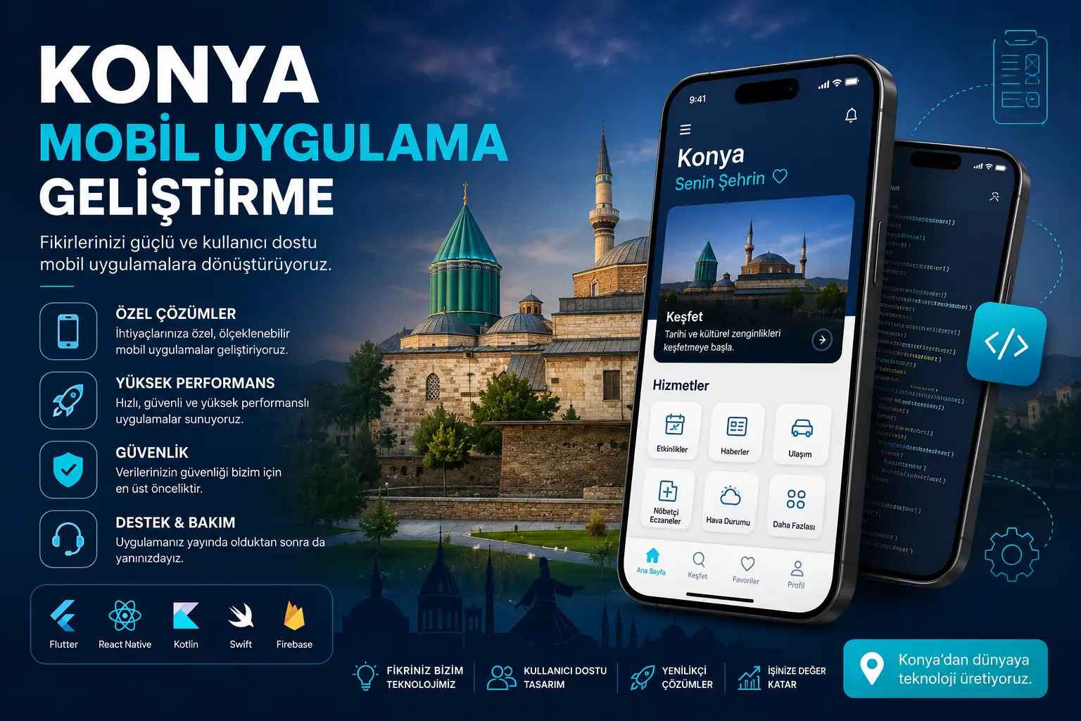 Konya mobil uygulama geliştirme