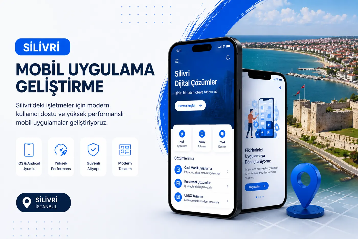 Silivri mobil uygulama geliştirme ajansı