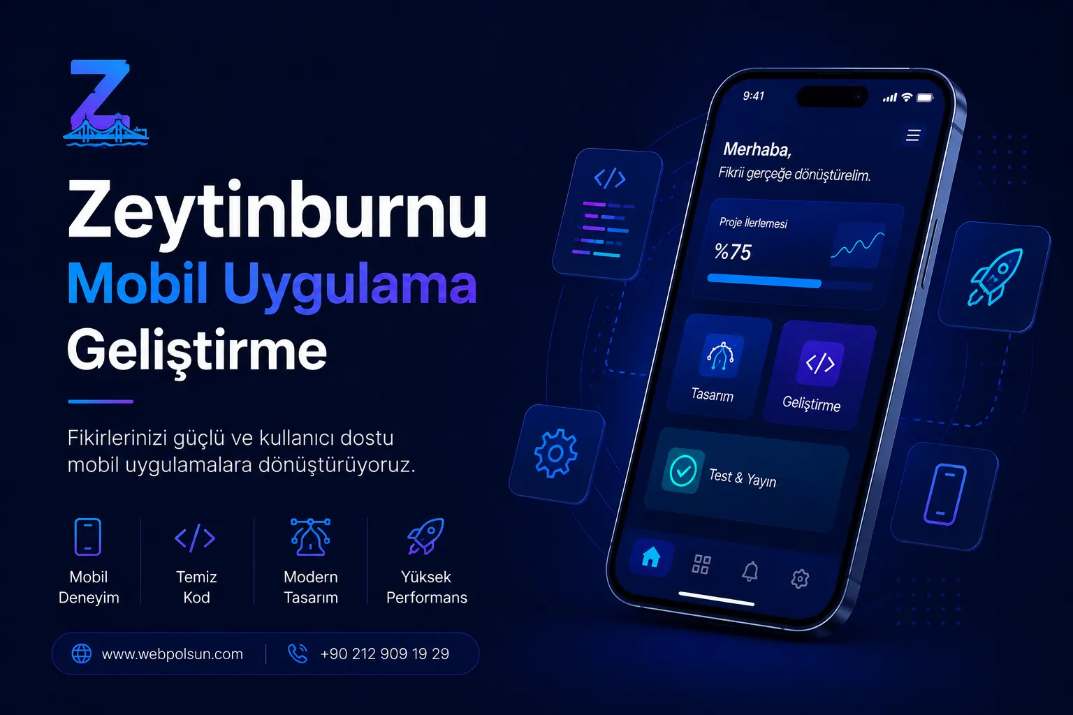Zeytinburnu Mobil Uygulama Geliştirme ajansı