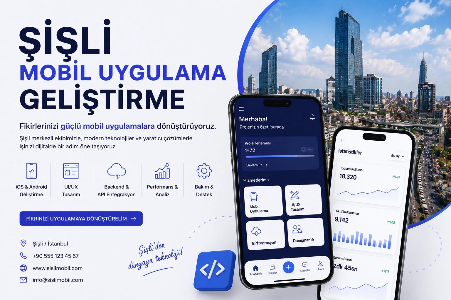 Şişli mobil uygulama geliştirme