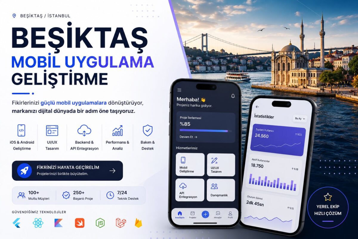 Beşiktaş mobil uygulama geliştirme