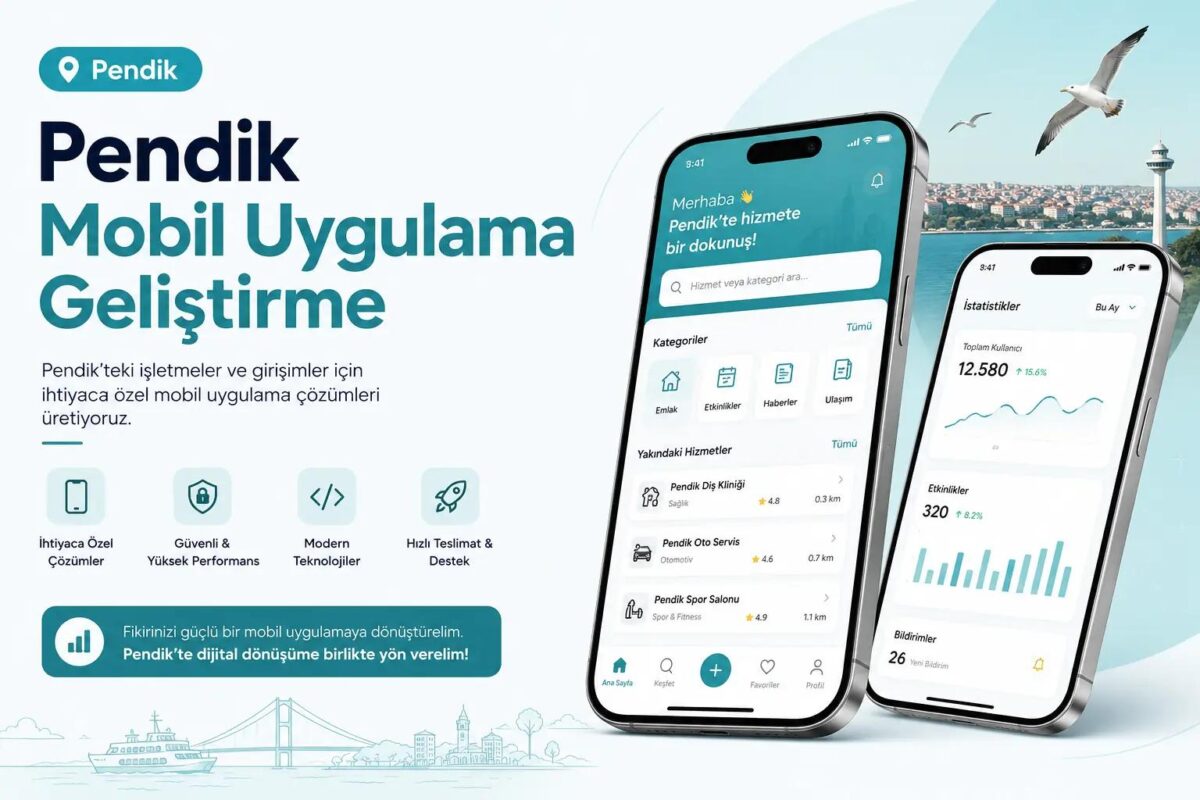 pendik mobil uygulama geliştirme