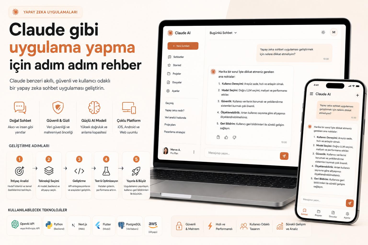 claude gibi uygulama yapma
