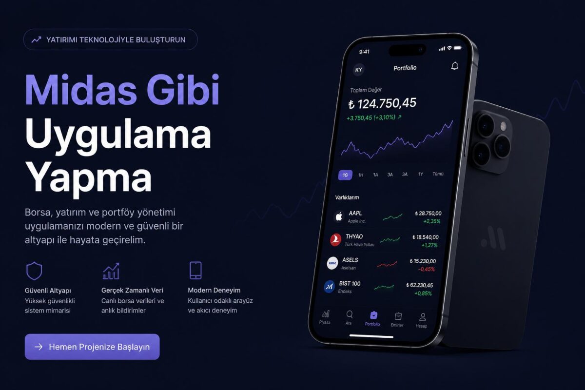 midas gibi uygulama yapma