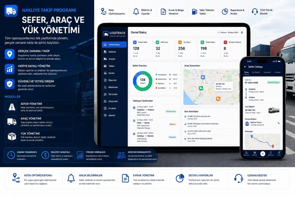 nakliye takip programı