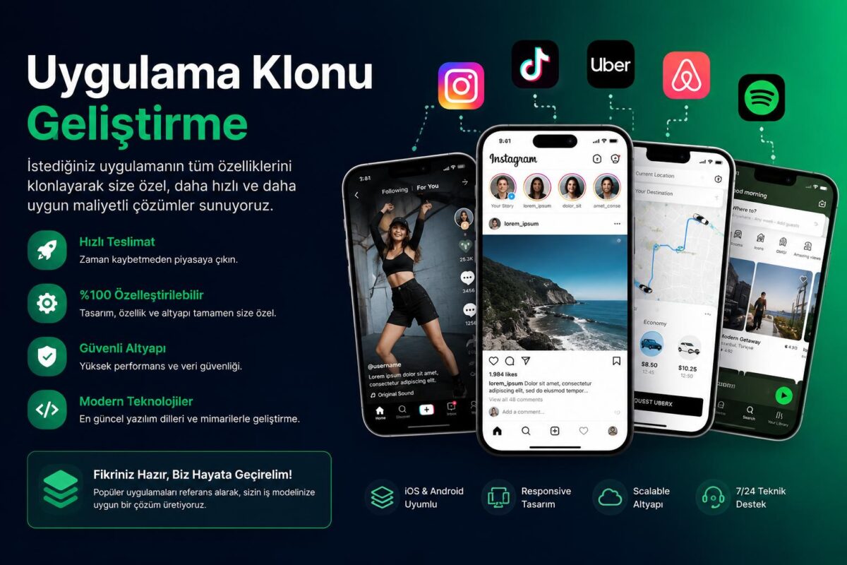 uygulama klonu geliştirme